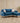 Mia Blue Sectional Sofa Chaise with USB Charger & Pillows