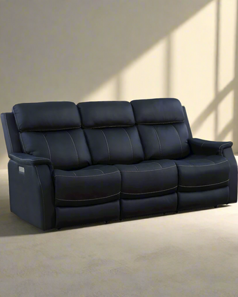 Valencia Dual Power Reclining Sofa - Ocean