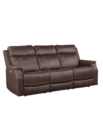 Valencia Dual Power Reclining Sofa - Walnut