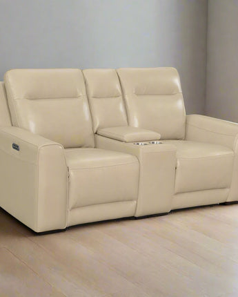 Doncella Power Reclining Console Loveseat