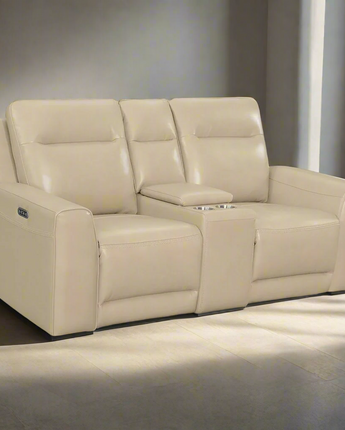 Doncella Power Reclining Console Loveseat