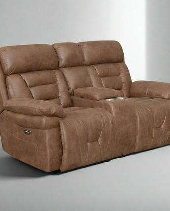 Brock Power Recliner Console Loveseat