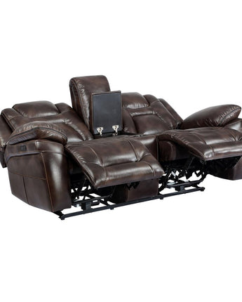 Oportuna Dual Power Console Loveseat