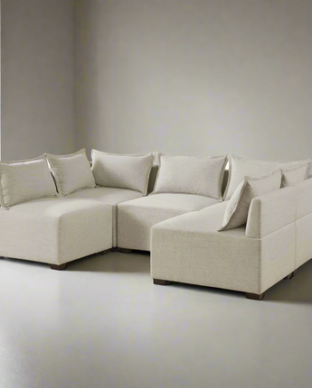 5-Piece Modular U-Shape Sofa