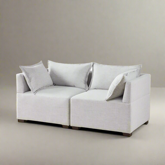 2-Piece Modular Loveseat Sofa