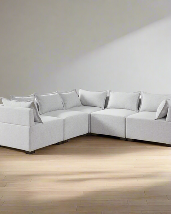 5-Piece Modular L-Shape Sofa