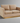 LeisureMod Nervo Modern Mid-Century Upholstered Velvet Loveseat with Gold Frame, Beige