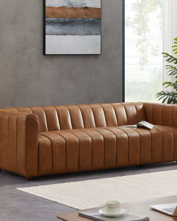 Elrosa Channel Tufted Sofa