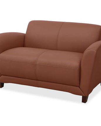 Lorell Accession Reception Loveseat - 55" x 31.5" x 34.5" - 1 Each