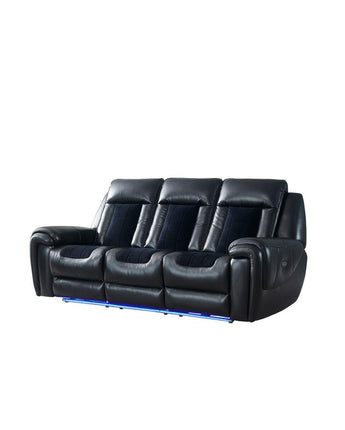 Contemporary Power Reclining Sofa With Led