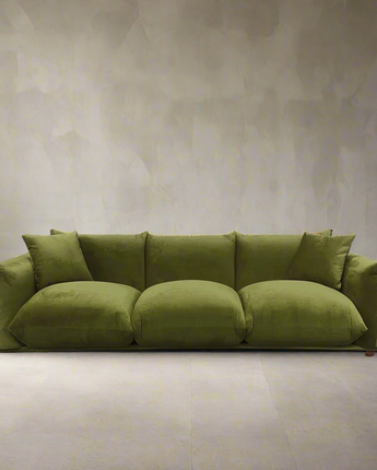 Arlo  Olive Green Velvet Sofa