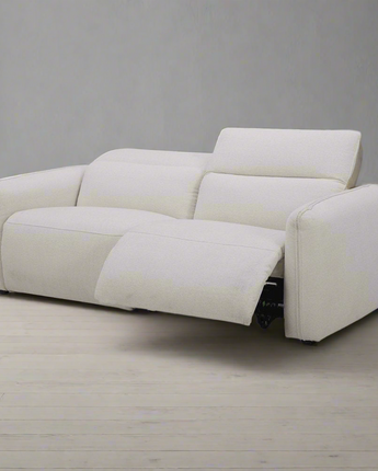 Eli Power Recliner Sofa Warm White