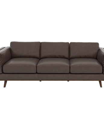 Chase Brown Leather Sofa