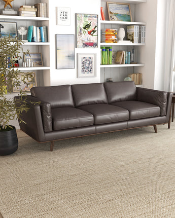 Chase Brown Leather Sofa