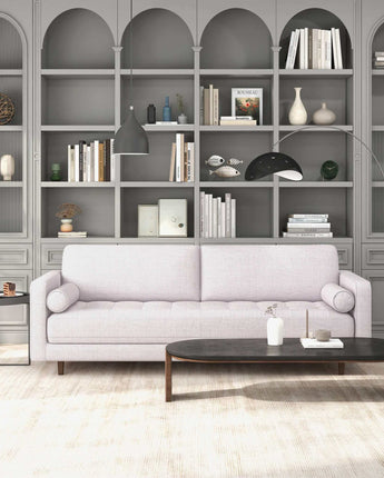 Anthony Beige Linen Sofa