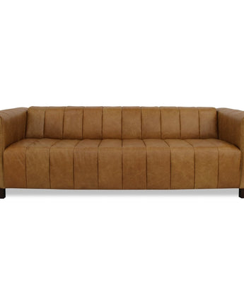 Dixon Waxy Tan Leather Sofa