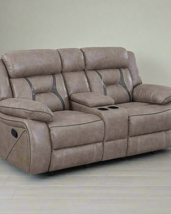 Tyson Reclining Glider Console Loveseat