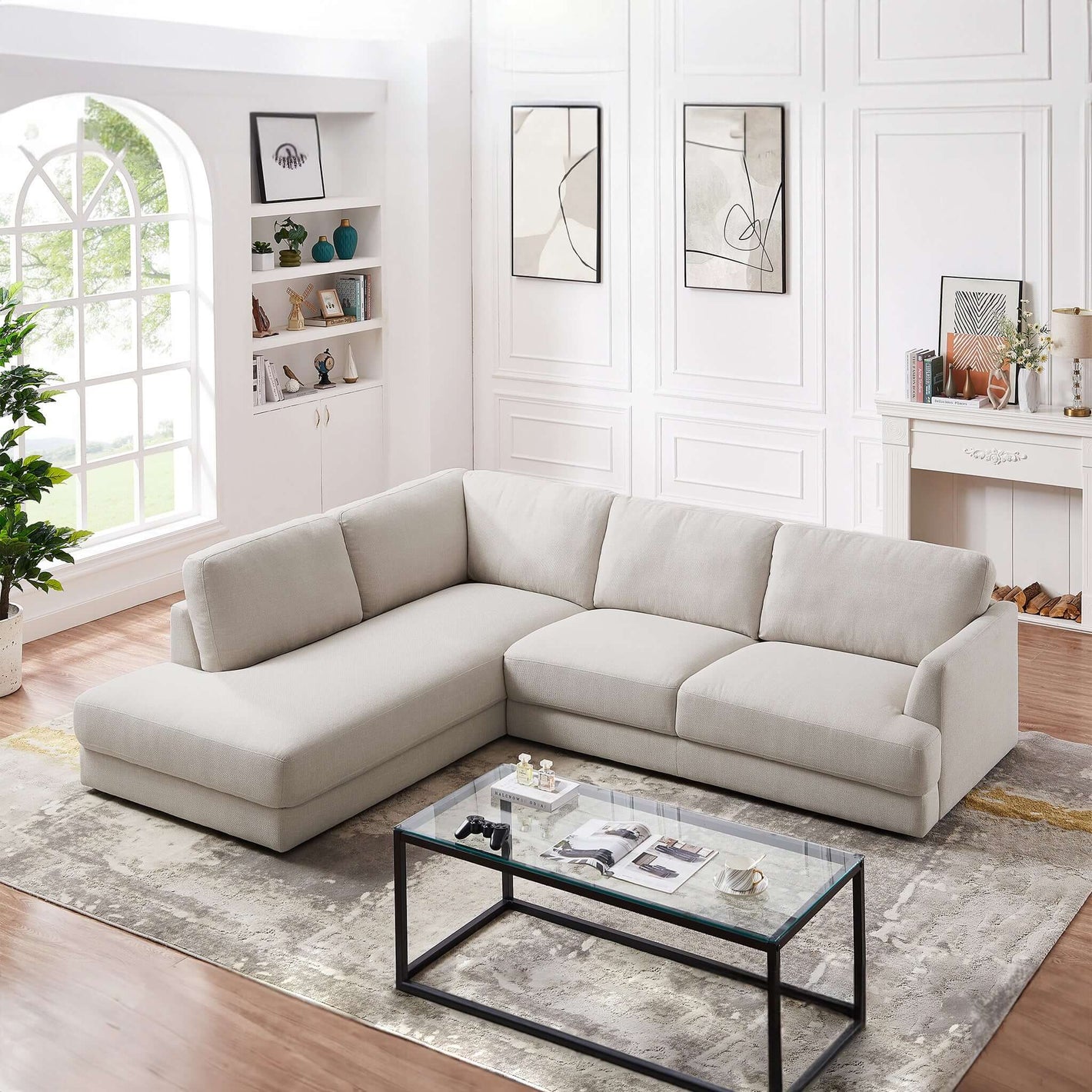 Glander Cozy Sectional Sofa