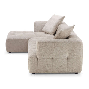 Kaynes Mid-Century Modern Boucle Sectional Sofa