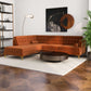 Brooke Mid-Century Modern Sectional Sofa