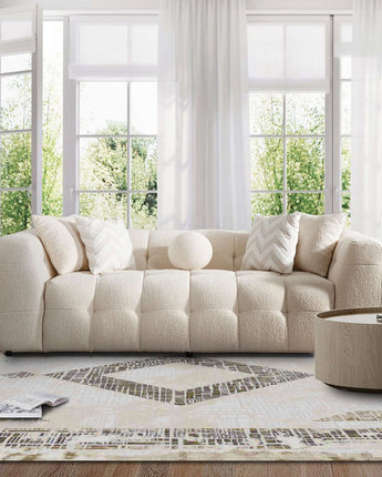 Alana Tufted Boucle Sofa