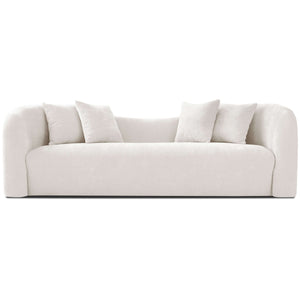 Mason Mid Century Modern Luxury Tight Back Curvy Couch