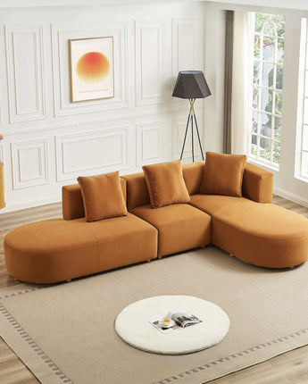 Orby Mid-Century Modern Sectional Sofa