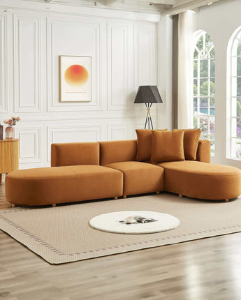 Orby Mid-Century Modern Sectional Sofa