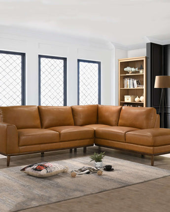 London Leather Sectional Sofa