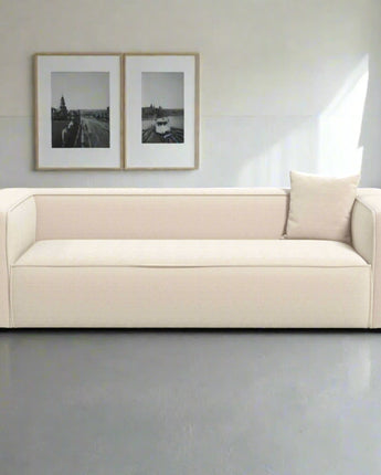 Marshall Modern Cream Boucle Sofa