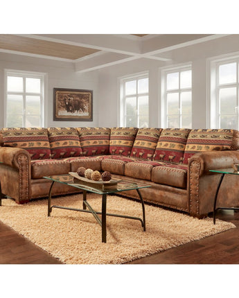 Sierra Lodge Two Piece Sectional Sofa