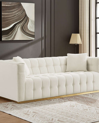 Eleanor Sofa - Beige Boucle Couch | Ashcroft Furniture | Houston TX | The Best Drop shipping Supplier in the USA